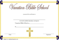 Vacation Bible School Certificate Templates – Trinity Throughout Vbs throughout Vbs Certificate Template