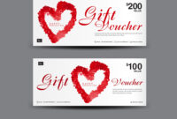 Valentine Gift Voucher Templates – Valentine S Gift Certificates pertaining to Fascinating Valentine Gift Certificate Template