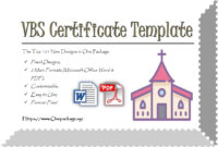 Vbs Certificate Template (2) - Templates Example | Templates Example intended for New Lifeway Vbs Certificate Template