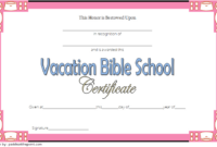 Vbs Certificate Template – 8+ Latest Designs Free Download pertaining to Awesome Worlds Best Mom Certificate Printable 9 Meaningful Ideas