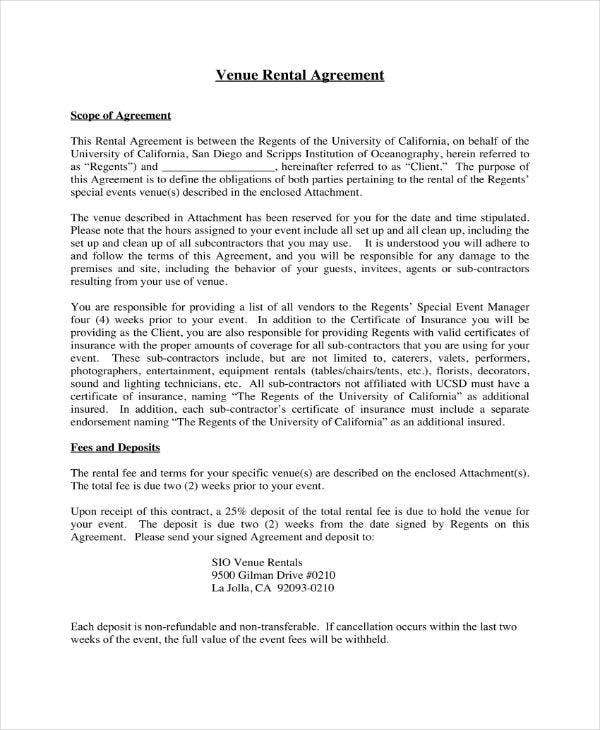 Venue Hire Agreement Template pertaining to Fresh Speaker Engagement Contract Template