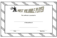 Volleyball Mvp Certificate Templates [8+ New Designs Free] regarding Volleyball Tournament Certificate