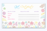 Wedding Gift Certificate – White Background – Word Layouts | Gift throughout Fresh Wedding Gift Certificate Template