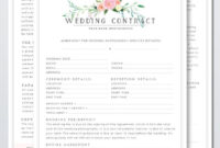 Wedding Photography Contract Template Client Booking Form | Etsy In inside Free Product Photography Contract Template