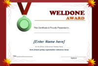 Well Done Award Certificate Template | Word &amp;amp; Excel Templates for Microsoft Word Award Certificate Template