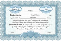 What Is A Share Certificate Or Stock Certificate? | Eqvista in Corporate Share Certificate Template